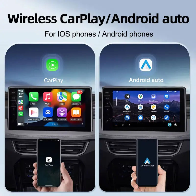 Wireless CarPlay & Android Auto AI Box Adapter – Plug & Play, Universal Fit, Bluetooth 5.0 | Wooboobox GT2
