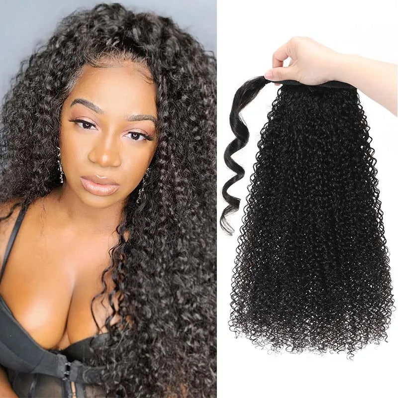 Virgin Human Hair Ponytail Extension – Silky Straight