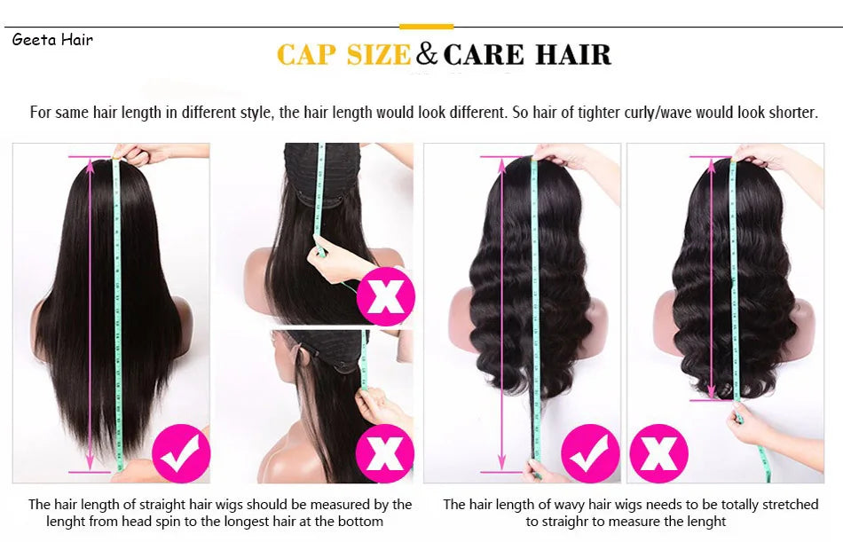 HD Lace Frontal Wig - 13x6/13x4/4x4 Transparent Lace Human Hair Wig
