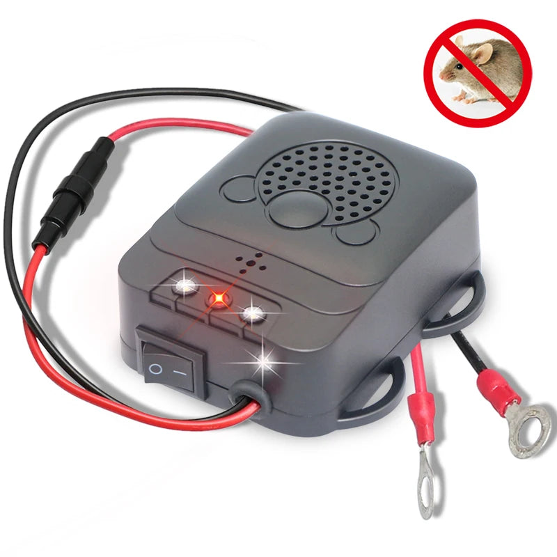 RC-532 Ultrasonic Car Mouse & Rodent Repeller – Vibration, Sound & Light