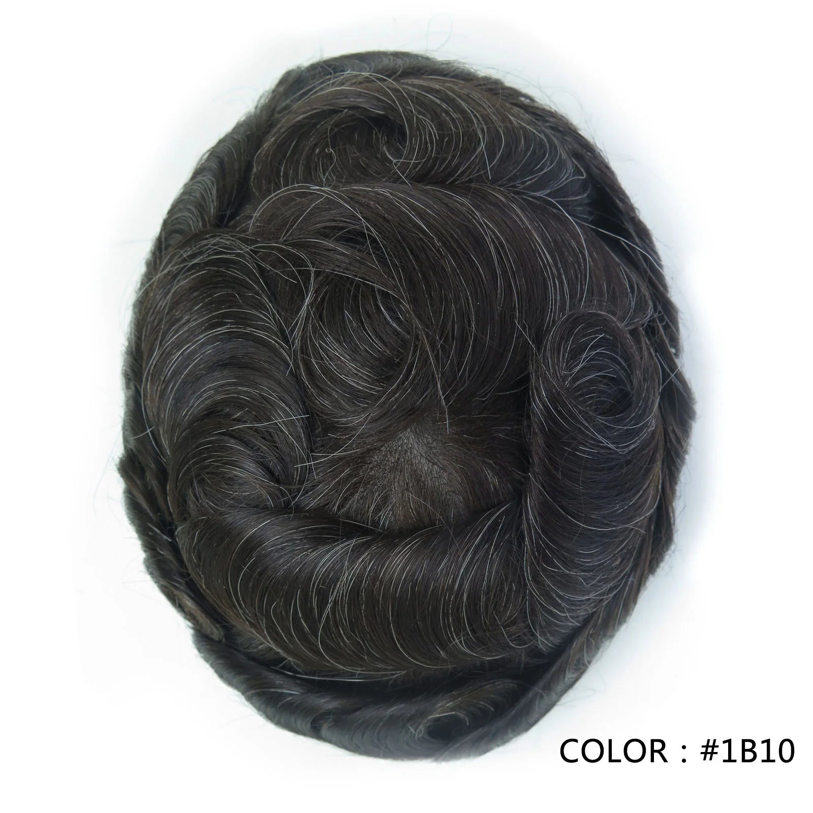 Injected Lace Silk Top Human Hair Toupee – 8 Inch