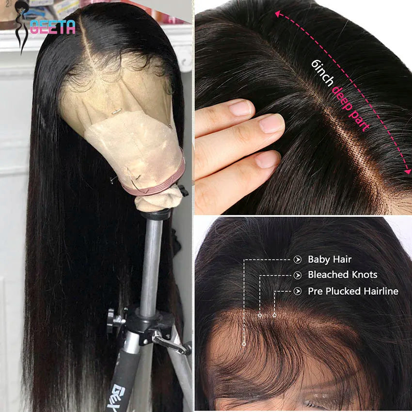 HD Lace Frontal Wig - 13x6/13x4/4x4 Transparent Lace Human Hair Wig