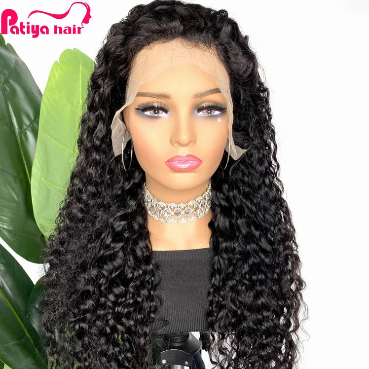 Water Wave Brazilian Human Hair Lace Front Wig