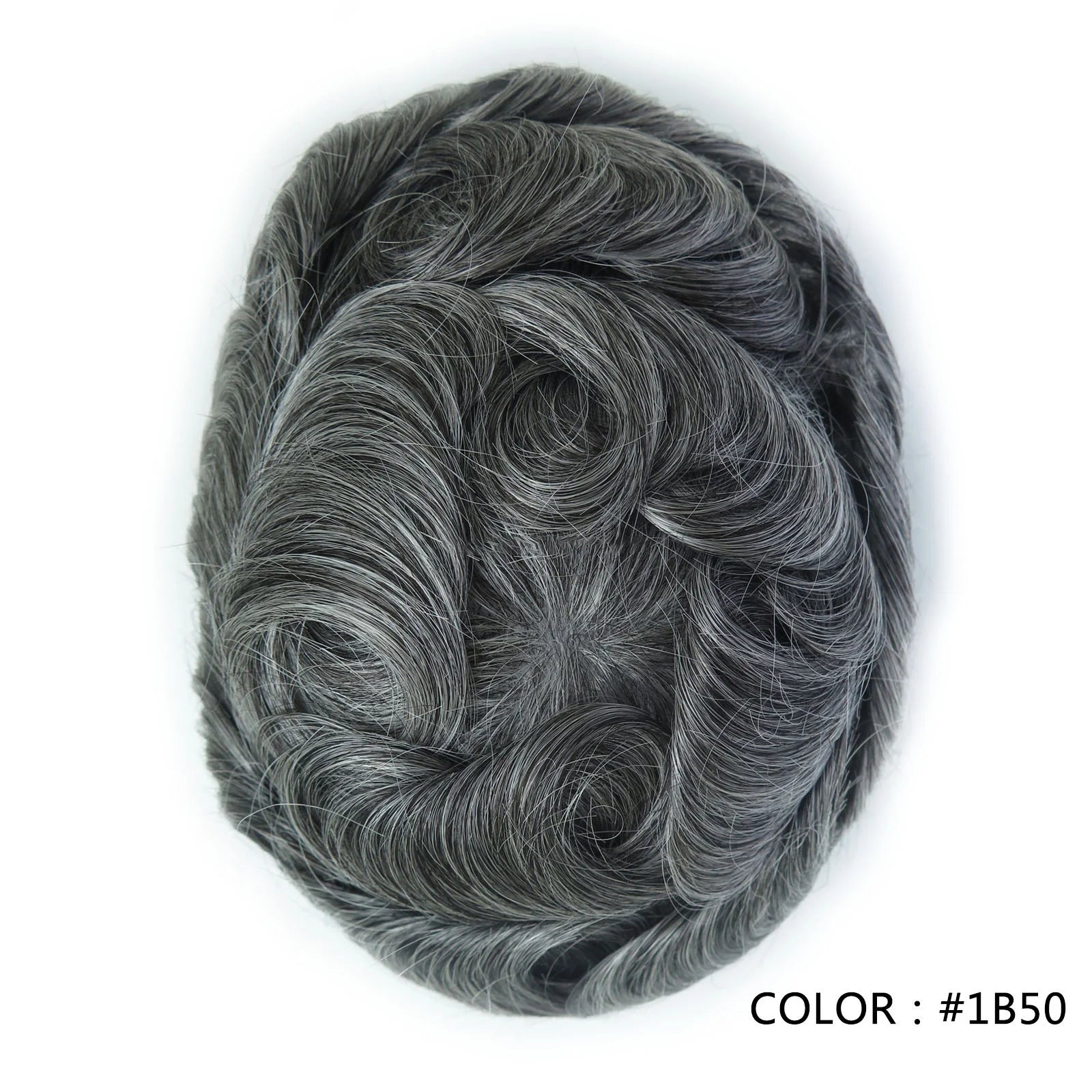 Injected Lace Silk Top Human Hair Toupee – 8 Inch