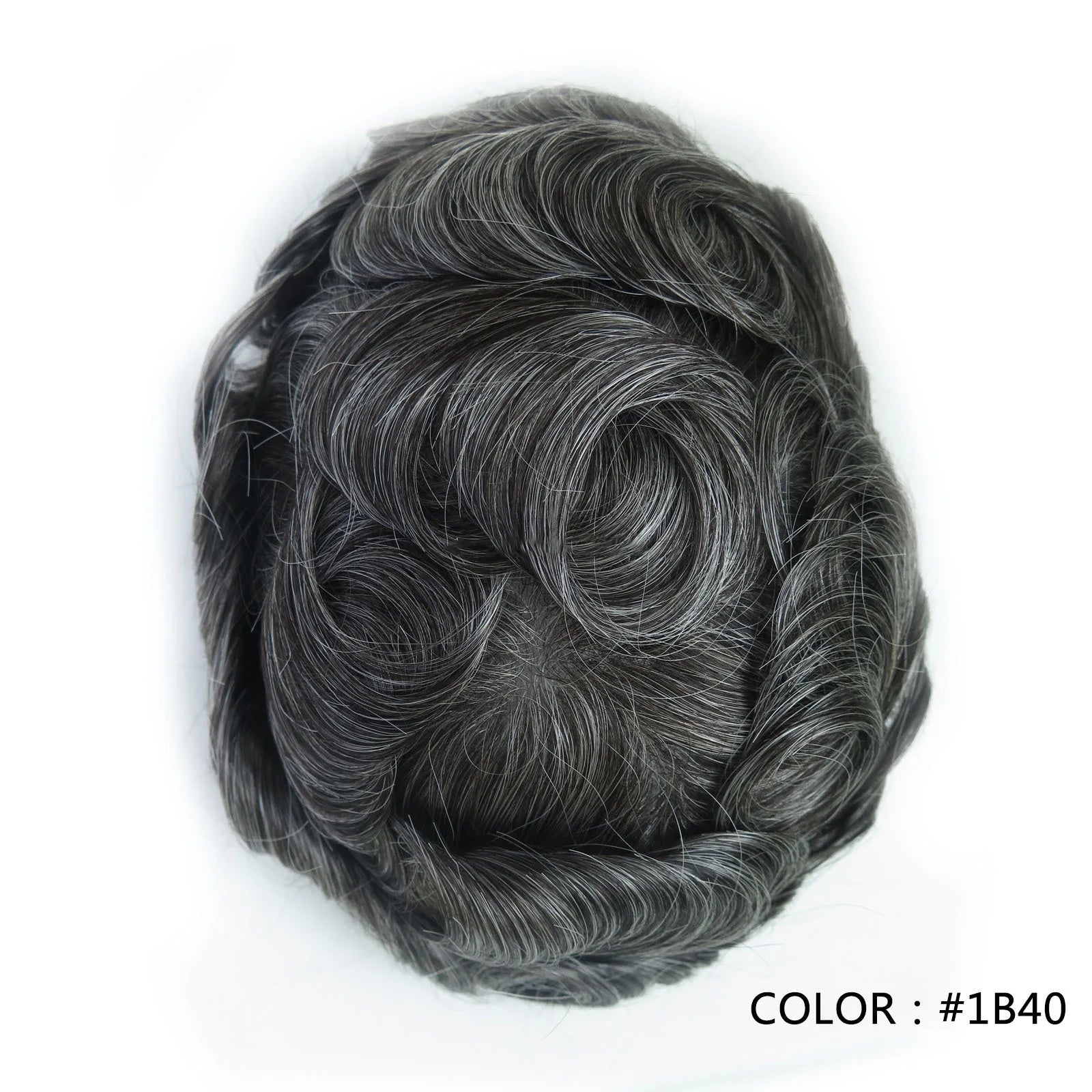 Injected Lace Silk Top Human Hair Toupee – 8 Inch