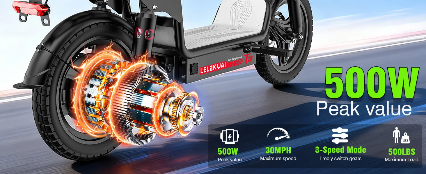 14-Inch Folding Electric Bike with Basket – 48V