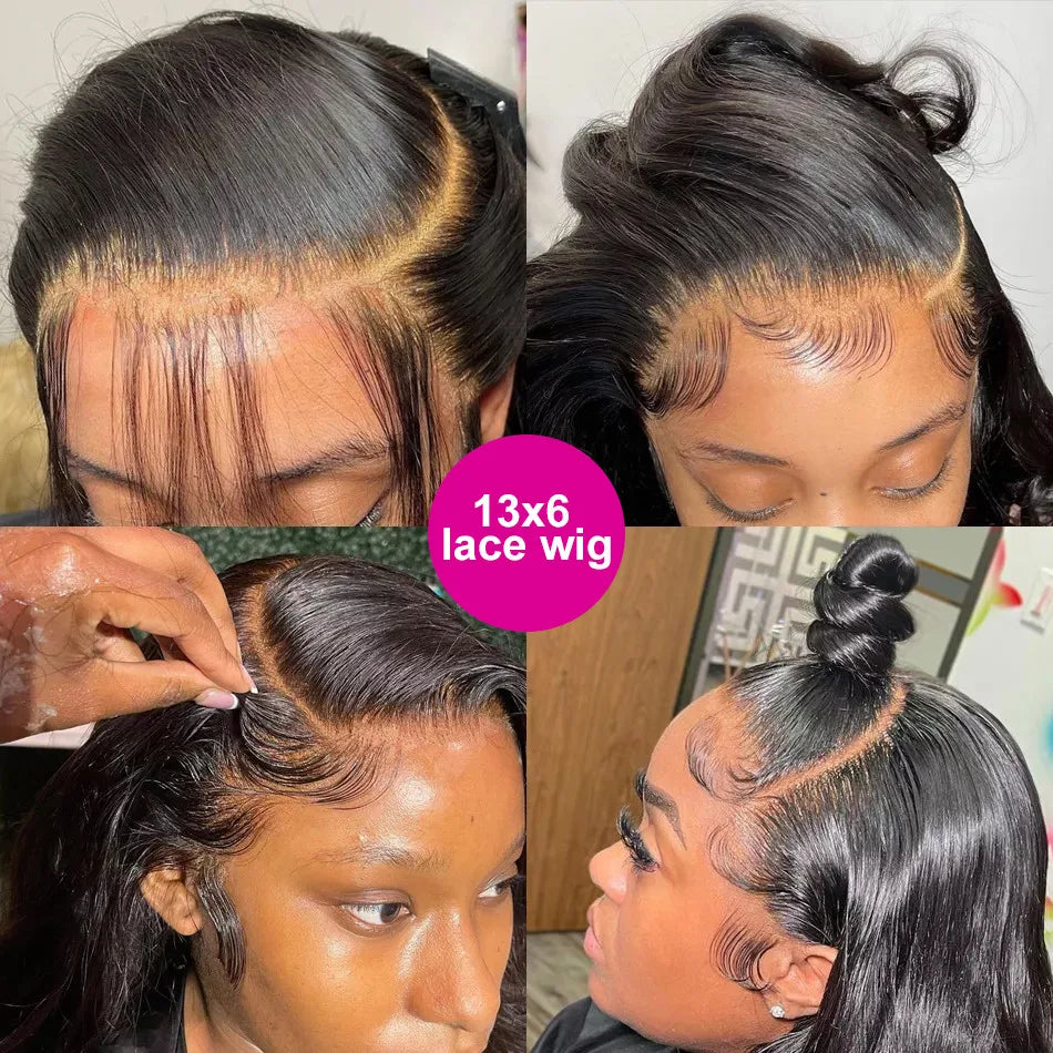 HD Lace Front Wig – Bone Straight Human Hair | 13x4, 13x6 & 360 | 180 & 200 Density | 20"–44"