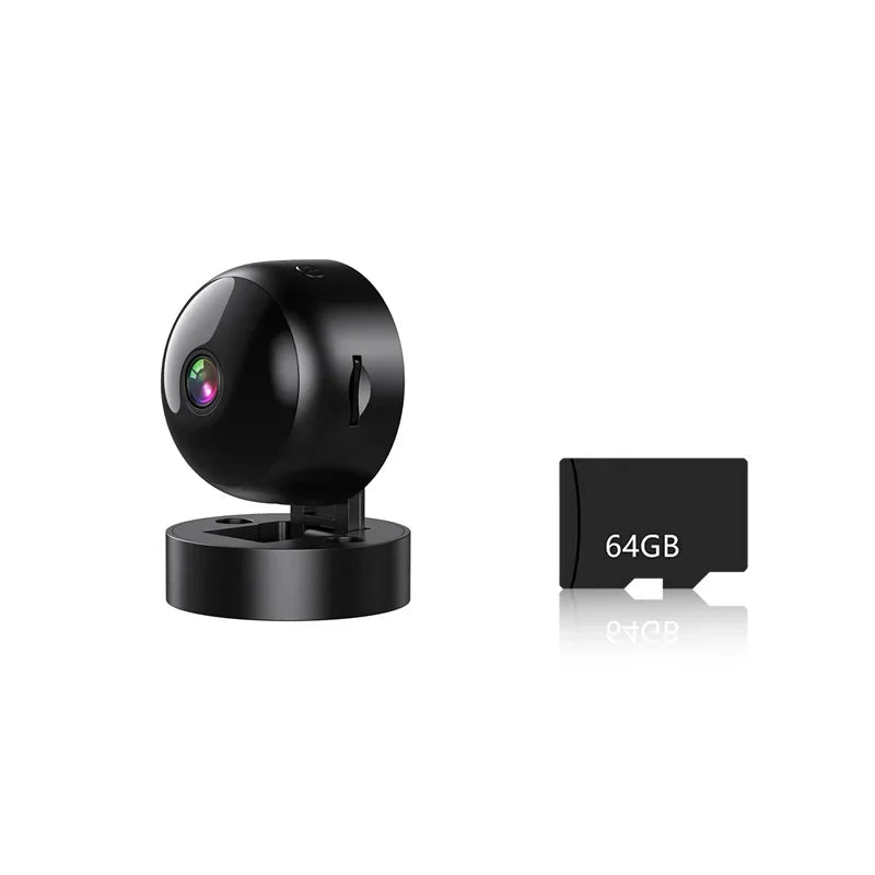 Mini 1080P WiFi Security Camera – Night Vision & Magnetic Mount