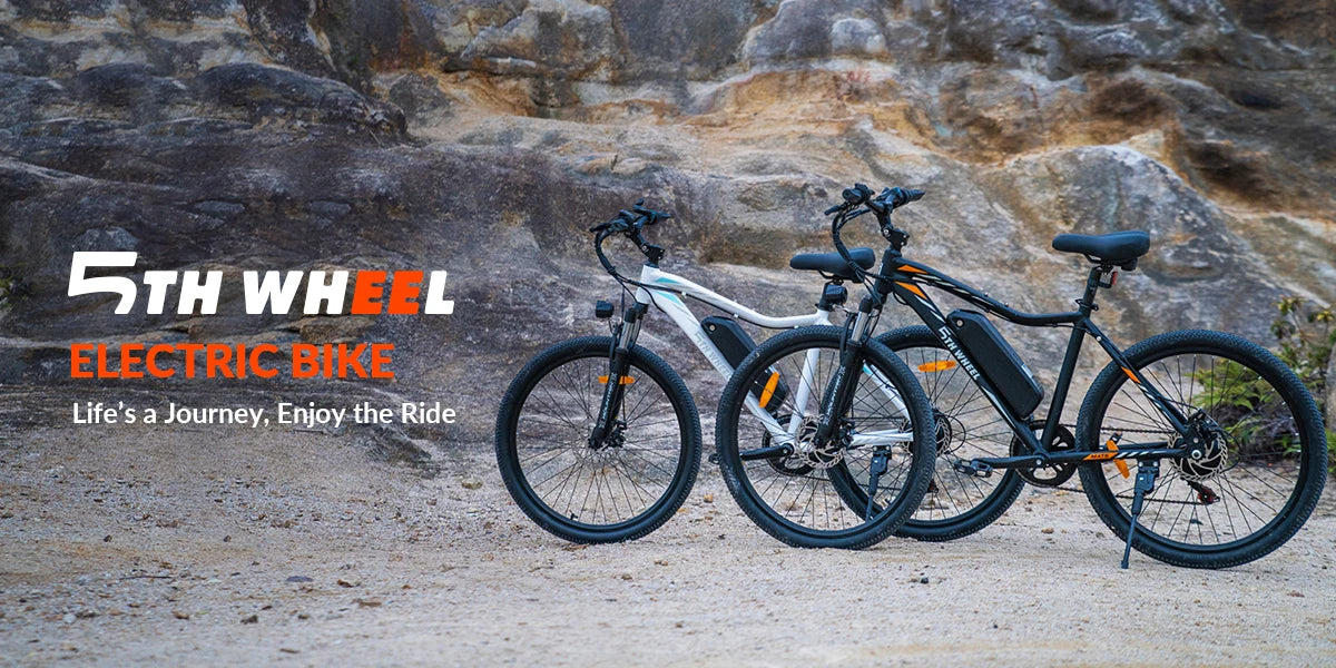 5TH WHEEL AB17 Electric Bike – 700W Peak Motor, Front Suspension