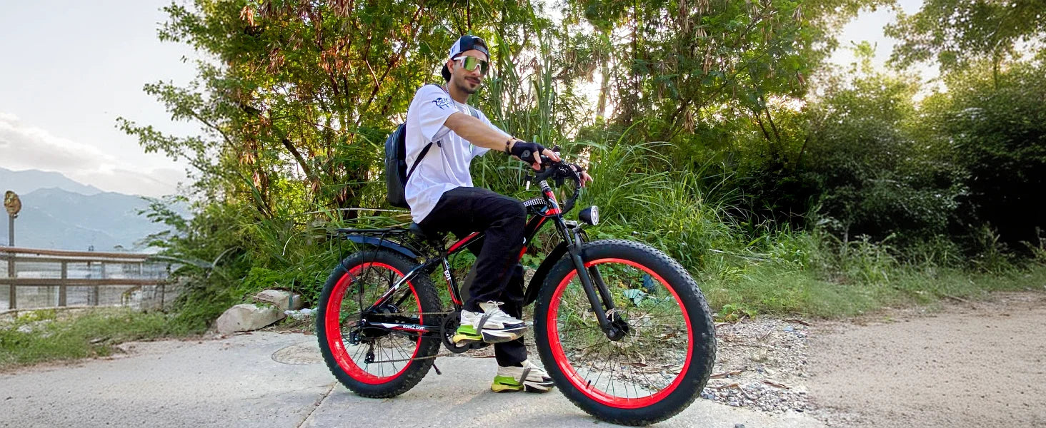 1500W Fat Tire Electric Mountain Bike – 48V 15Ah Battery