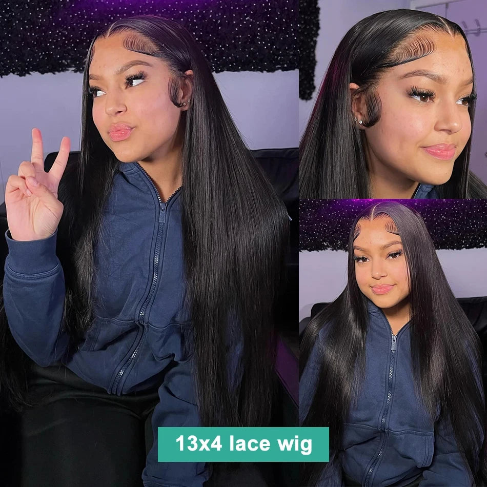 Straightwave HD Lace Front Wig – 100% Brazilian Remy Hair | 13x4 & 13x6 | 150% 180% & 250% Density | 18-40 Inch