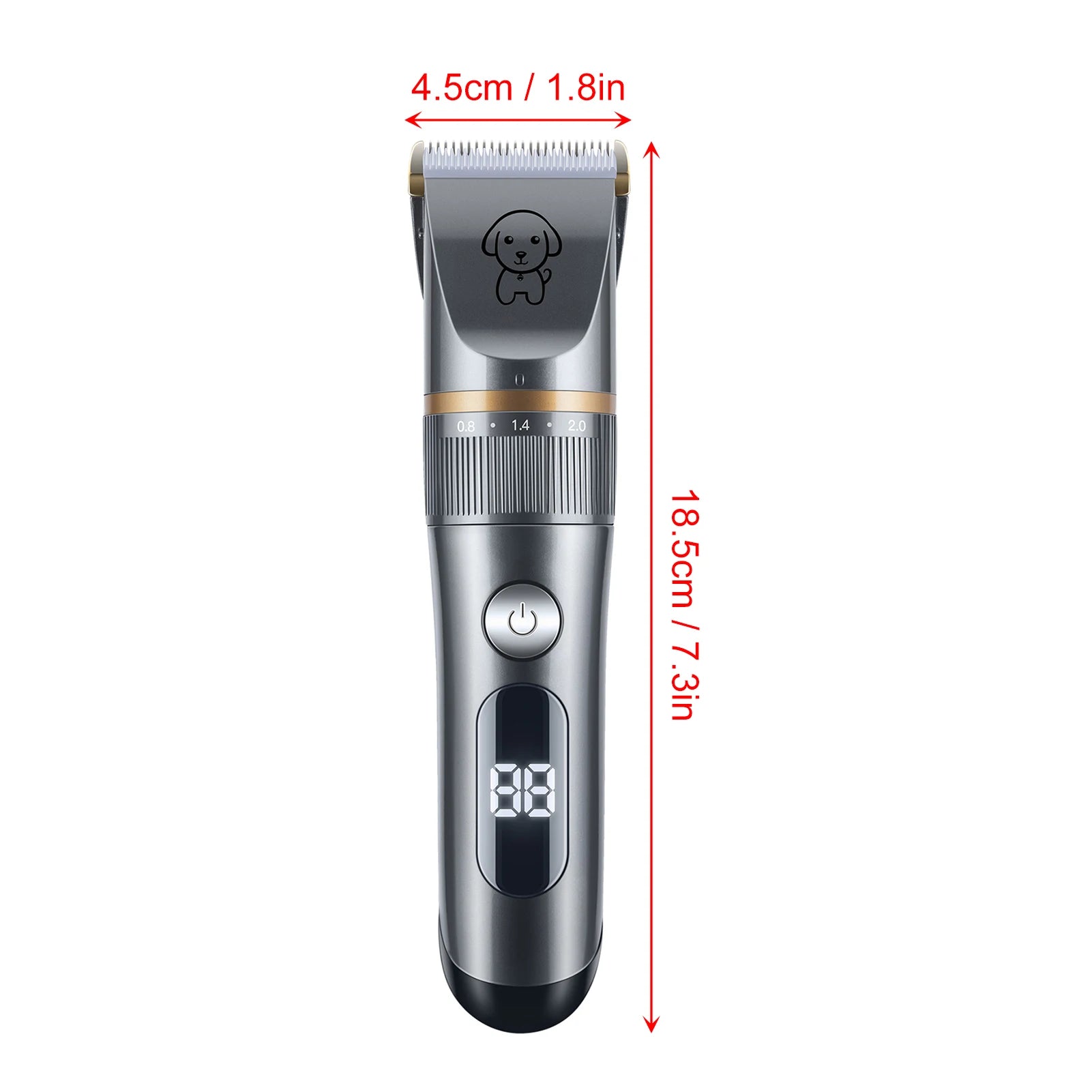 Quiet 5-Speed Pet Hair Trimmer & Grooming Kit