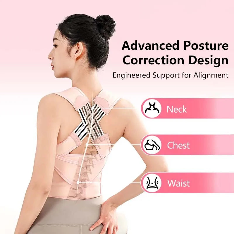 Adjustable Posture Support Belt – Unisex Back & Waist Brace