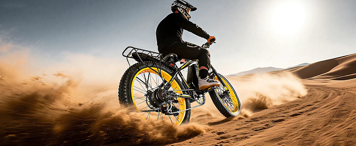 1500W Fat Tire Electric Mountain Bike – 48V 15Ah Battery