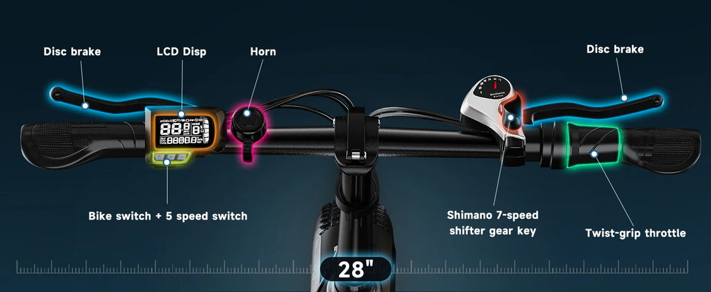 Cybervelo Foldable Fat Tire Electric Bike – 1000W
