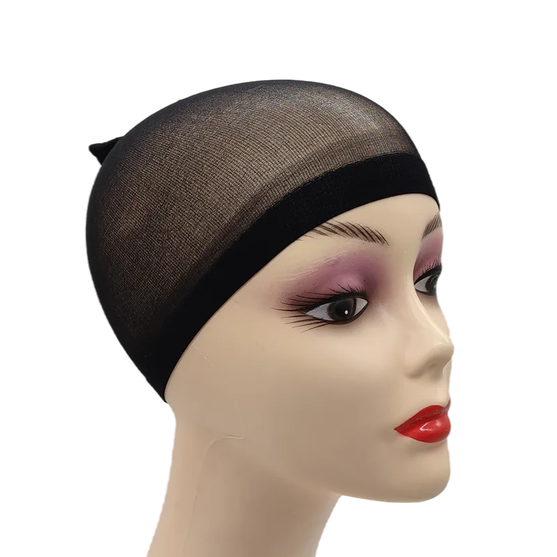 Stretch Mesh Dome Wig Cap – 2 Pack | Breathable Nylon | 6 Shades | Universal Fit