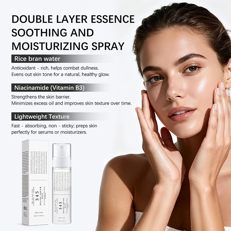 345 Korean Skincare – Moisturizing Face Cream, Eye Cream & Toner