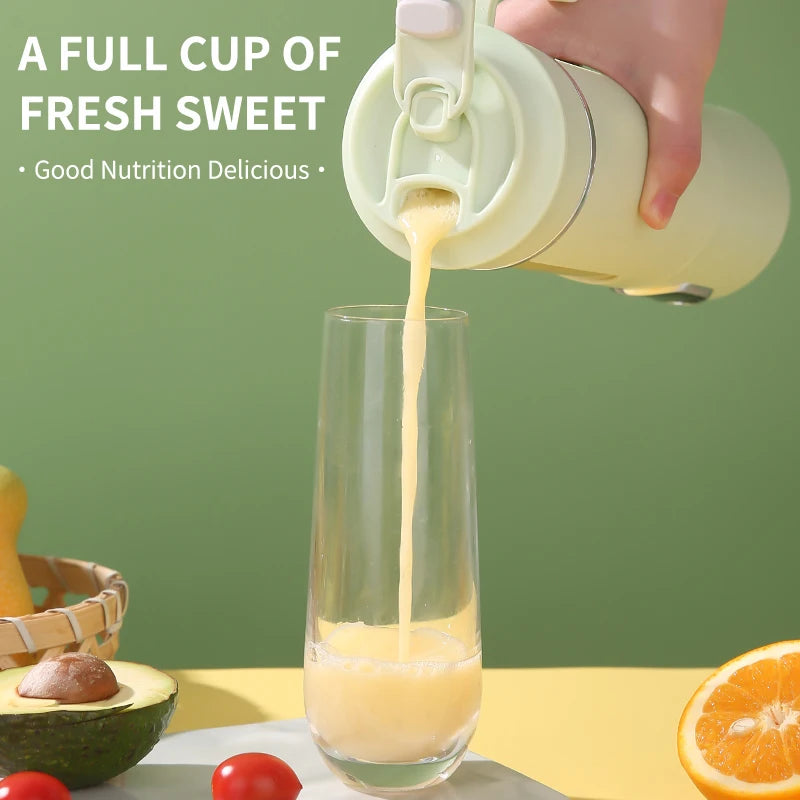 Portable USB Rechargeable Juicer Blender – Smoothies, Milkshakes & Fruit Juice