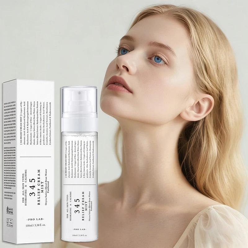 345 Korean Skincare – Moisturizing Face Cream, Eye Cream & Toner