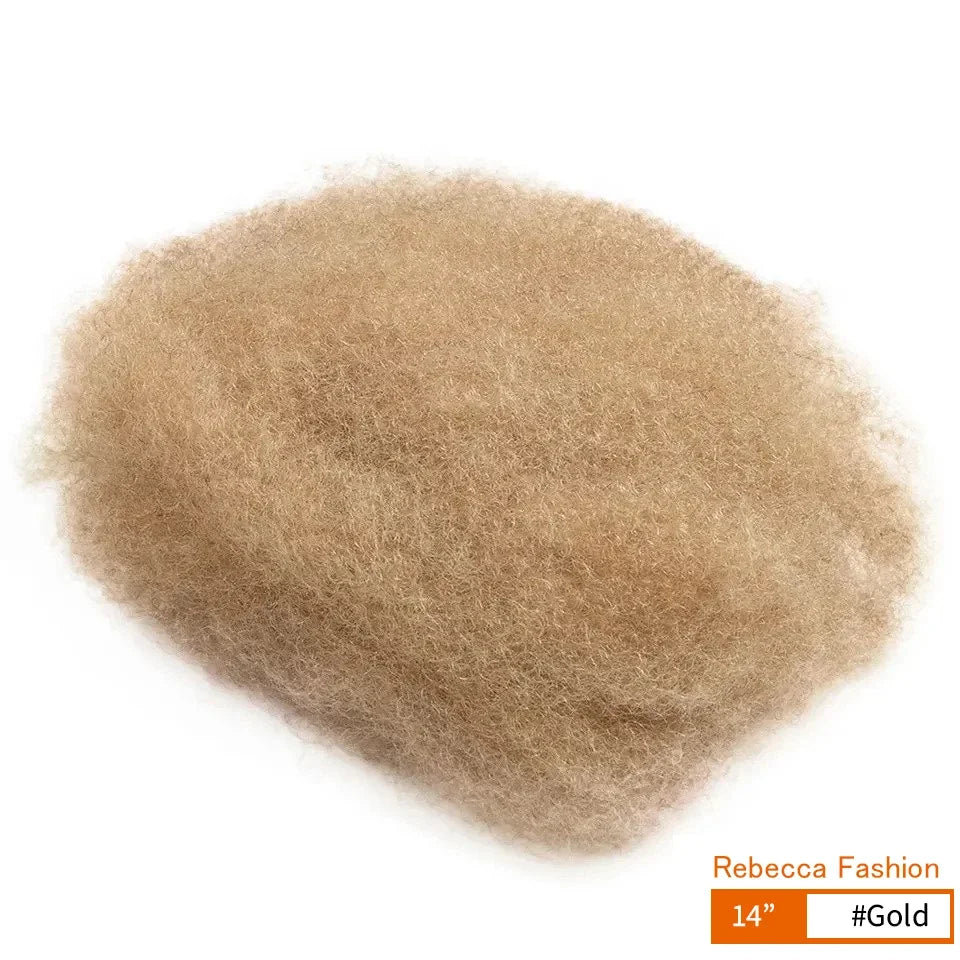 QVR Afro Kinky Bulk Human Hair for Braiding & Dreadlocks | 100% Brazilian Remy | 10-22 Inch | 9 Colors | 50g
