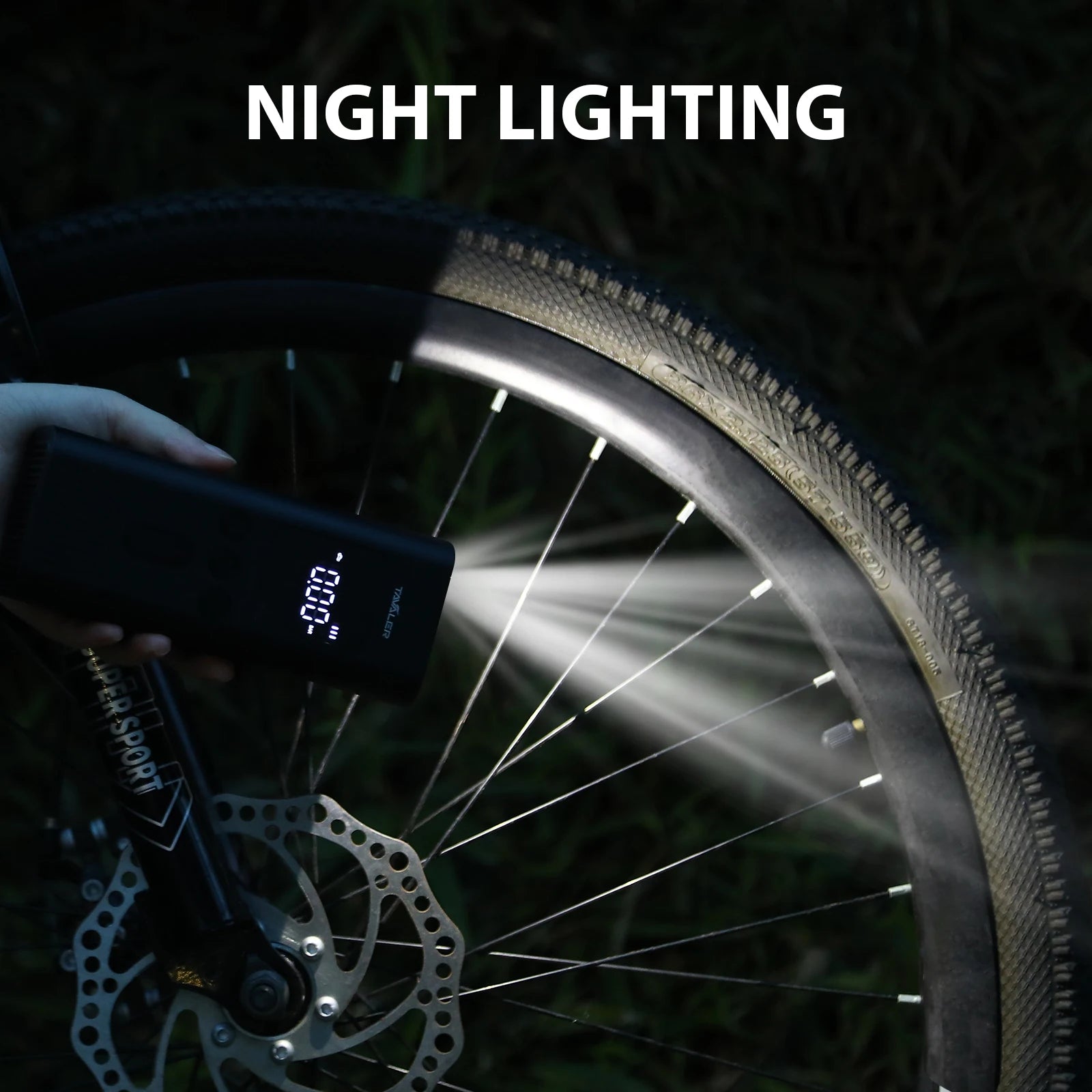 Portable Electric Tire Inflator Air Pump – 150 PSI | 4000mAh | Auto Shut-Off | Cars, Bikes & More