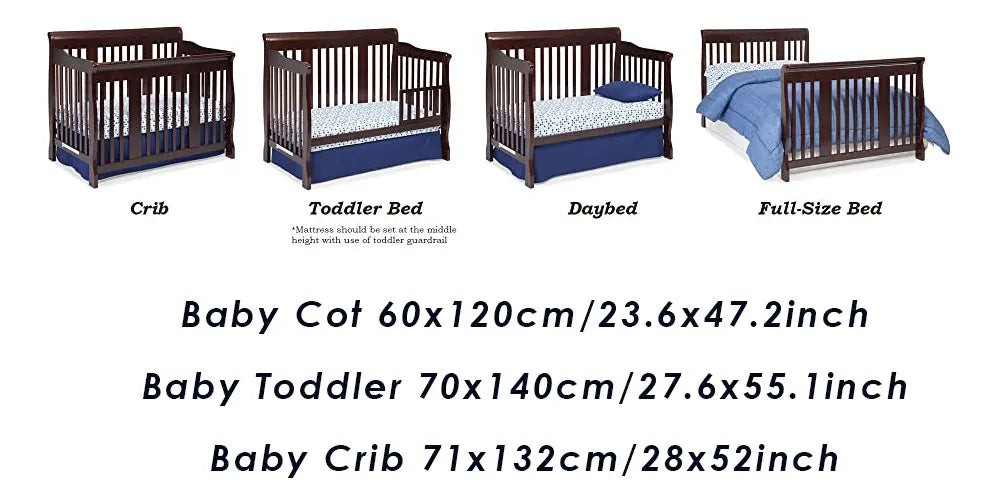 Waterproof Baby Crib Mattress Protector – Fitted & Breathable