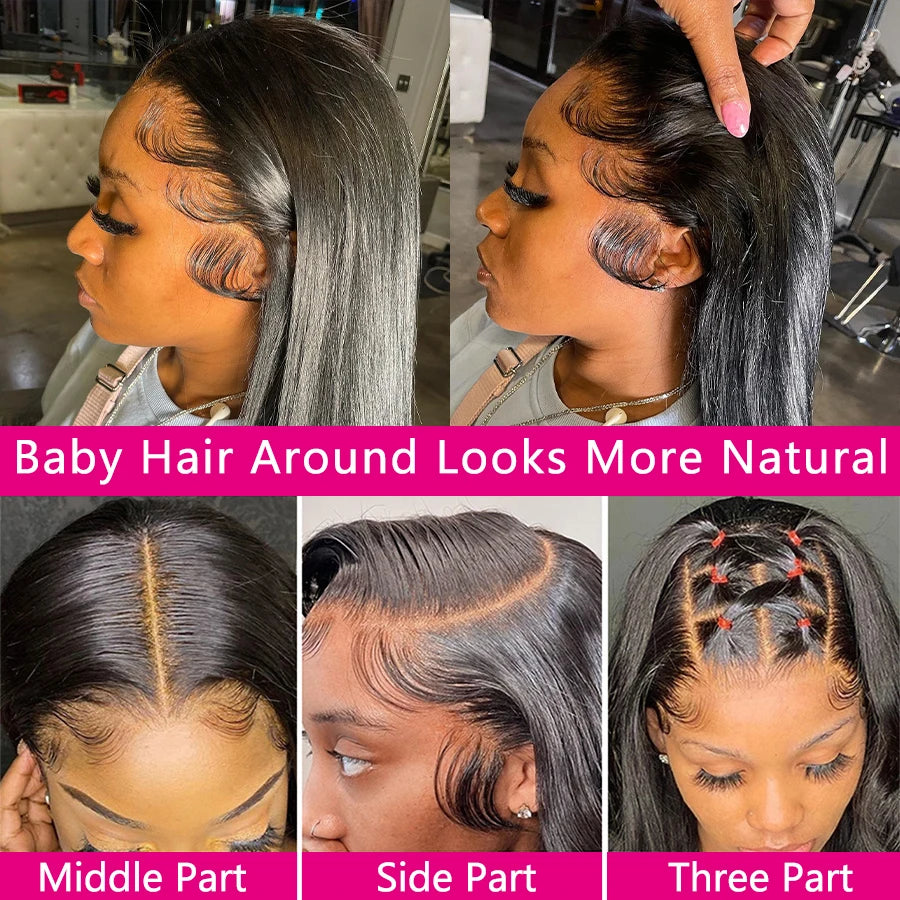 HD Lace Frontal Wig - 13x6/13x4/4x4 Transparent Lace Human Hair Wig