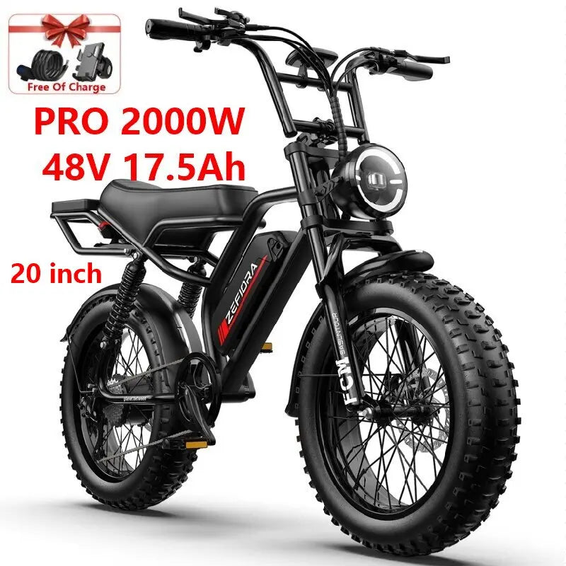 High-Power Electric Bike – Multiple Motor & Battery Options
