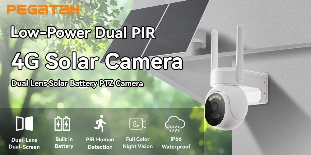 2K 5MP Solar & Battery Wireless Security Camera – Color Night Vision
