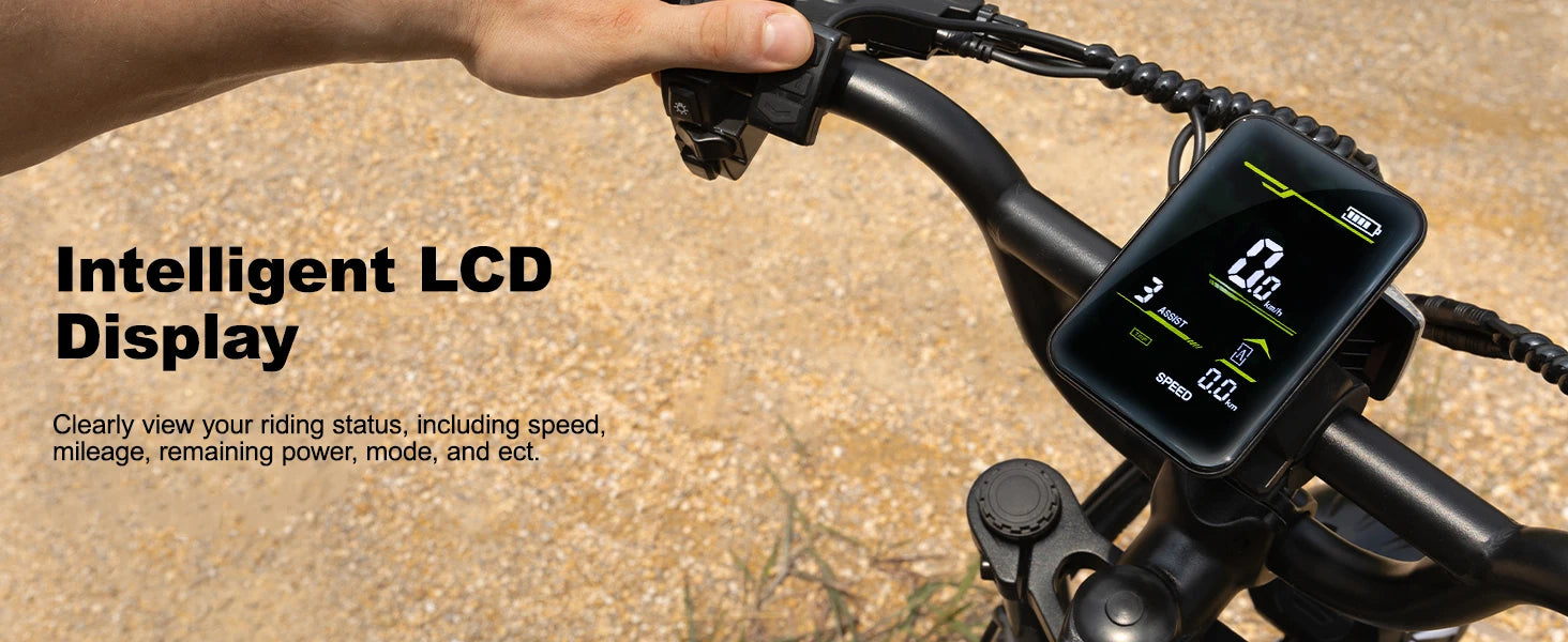 VDL 16-Inch Fat Tire Electric Bike – 800W Peak Motor