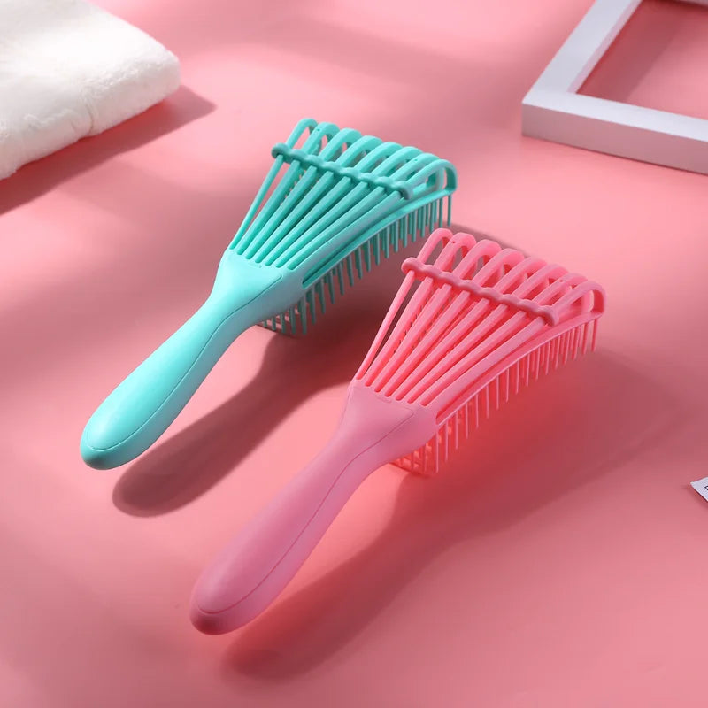 Detangling Scalp Massage Brush for Curly & Thick Hair