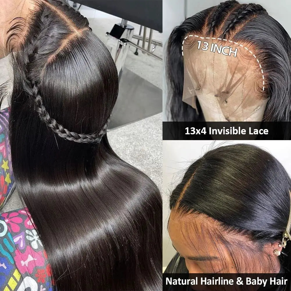 HD Lace Frontal Wig - 13x6/13x4/4x4 Transparent Lace Human Hair Wig