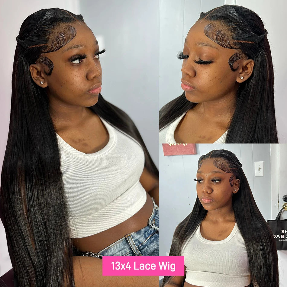 Straightwave HD Lace Front Wig – 100% Brazilian Remy Hair | 13x4 & 13x6 | 150% 180% & 250% Density | 18-40 Inch