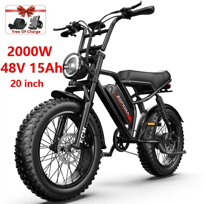 High-Power Electric Bike – Multiple Motor & Battery Options