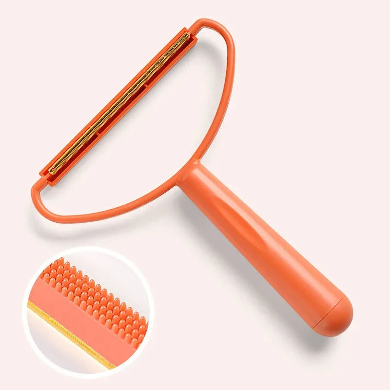 Double-Sided Lint Remover & Fabric Shaver – Copper Blade | Removes Pet Hair & Lint | Clothes & Furniture