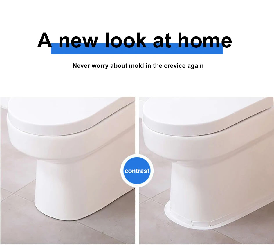 Waterproof Caulk Sealing Tape – Self-Adhesive PVC Strip for Bathroom, Kitchen & Toilet