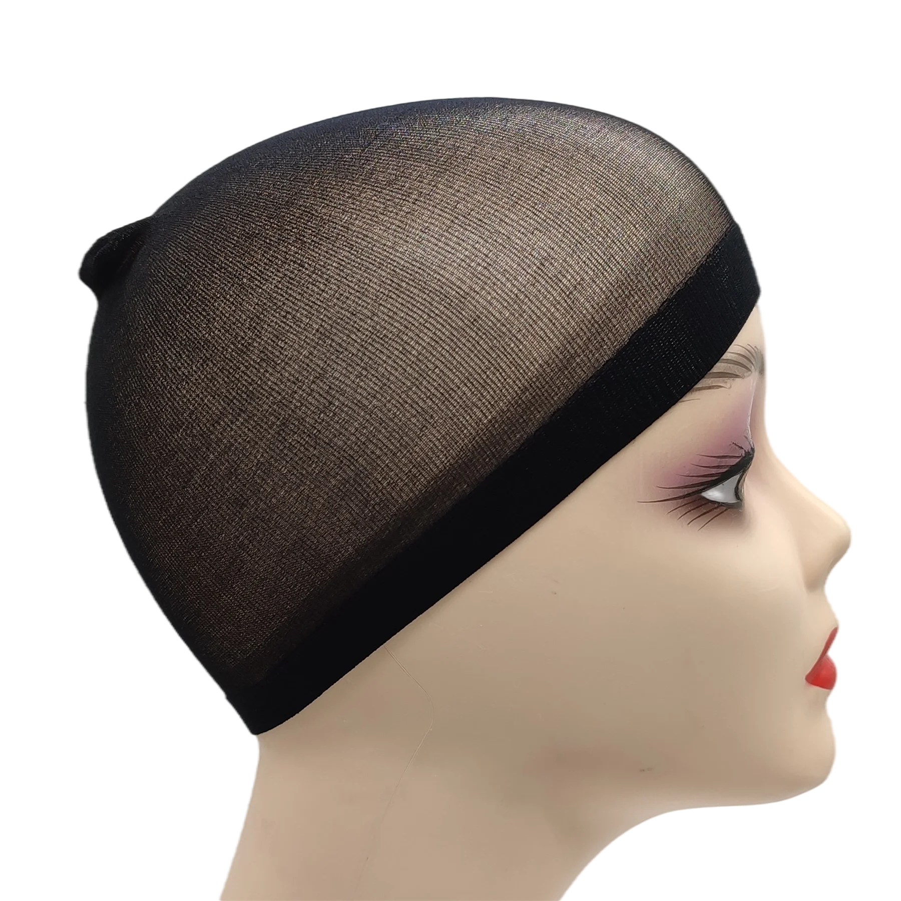Stretch Mesh Dome Wig Cap – 2 Pack | Breathable Nylon | 6 Shades | Universal Fit