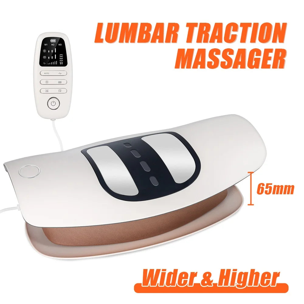 Electric Lumbar Vibration Massager – Adjustable Back Support