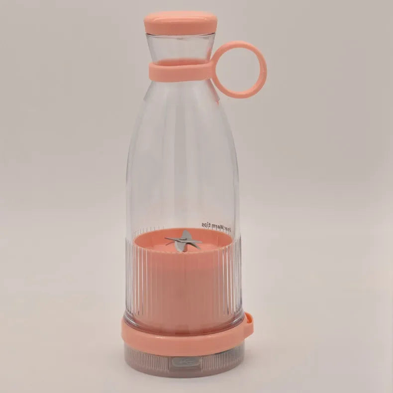 Portable USB Juicer Blender Cup – 6-Blade Rechargeable Smoothie Maker for On-the-Go