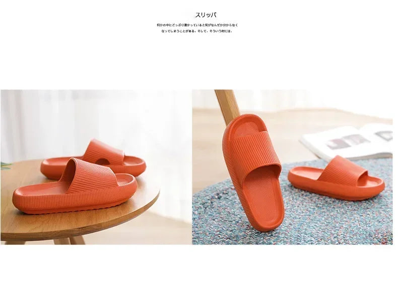 EVA Thick Sole Cloud Comfort Slippers – 4cm Cushioned Sole | Unisex | 11 Colors | Sizes 34–47