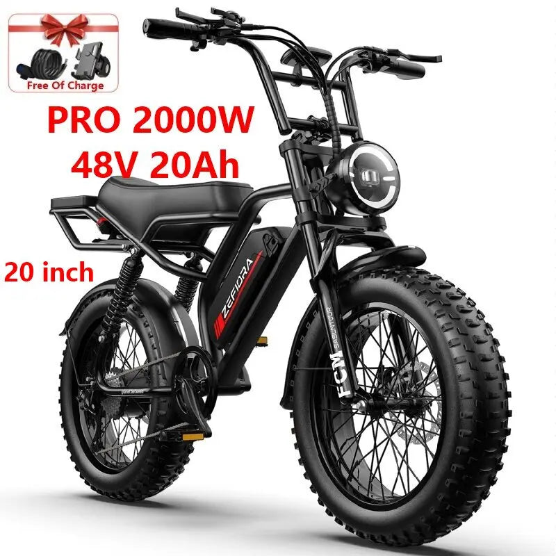 High-Power Electric Bike – Multiple Motor & Battery Options