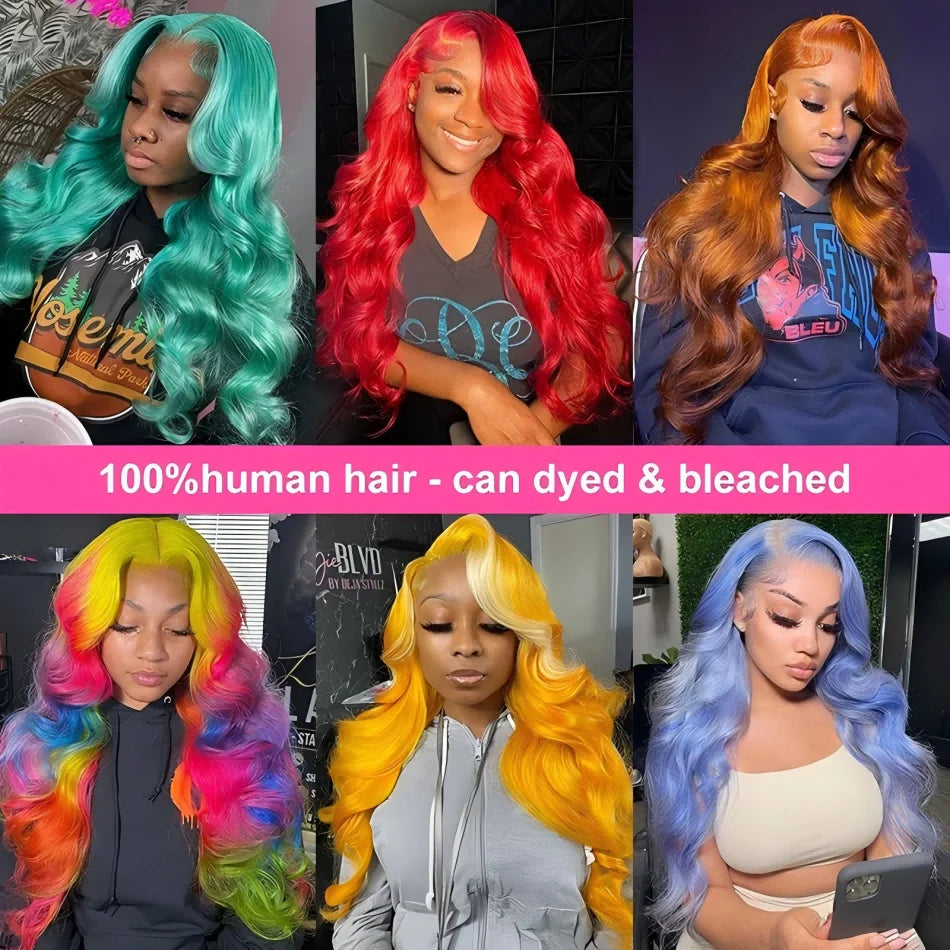 613 Blonde Body Wave Human Hair Lace Front Wig – 13x4 & 13x6 HD Lace | 180% & 220% Density | 18–38 Inches