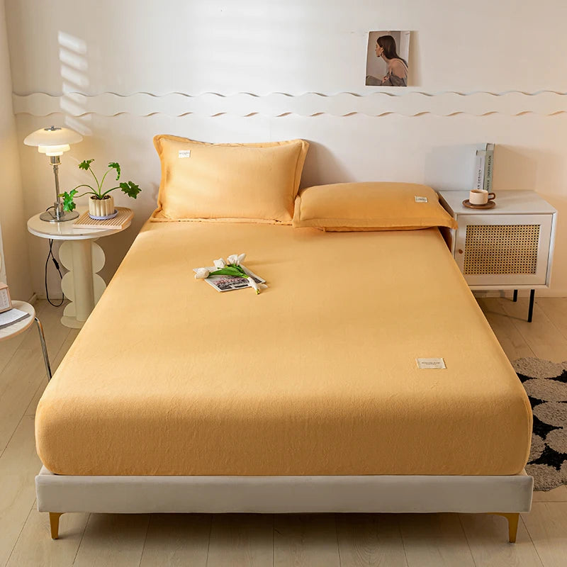 Velvet Thermal Mattress Cover – Plush Winter Bed Cover in Multiple Sizes
