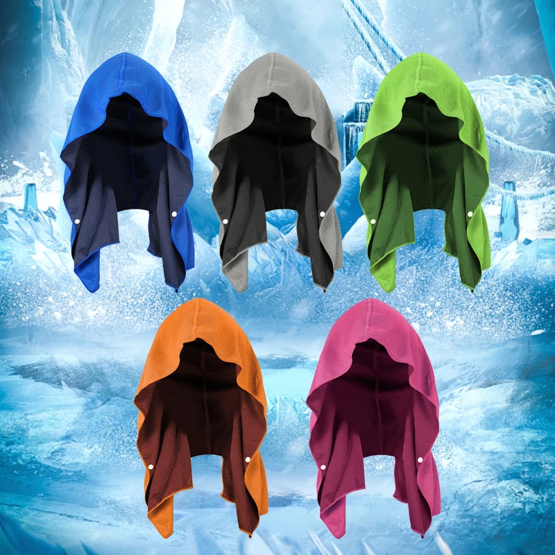 Evaporative Cooling Hood Towel for Sports & Fitness