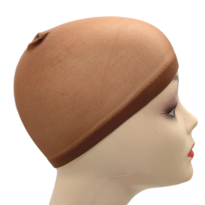 Stretch Mesh Dome Wig Cap – 2 Pack | Breathable Nylon | 6 Shades | Universal Fit