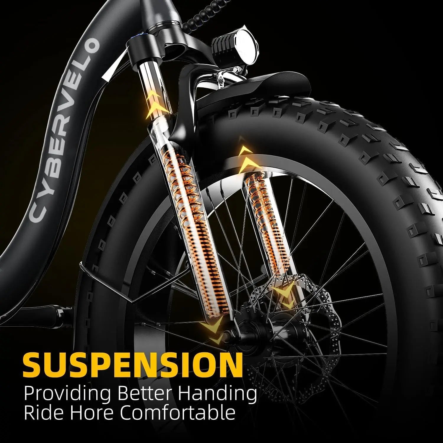 Cybervelo Foldable Fat Tire Electric Bike – 1000W