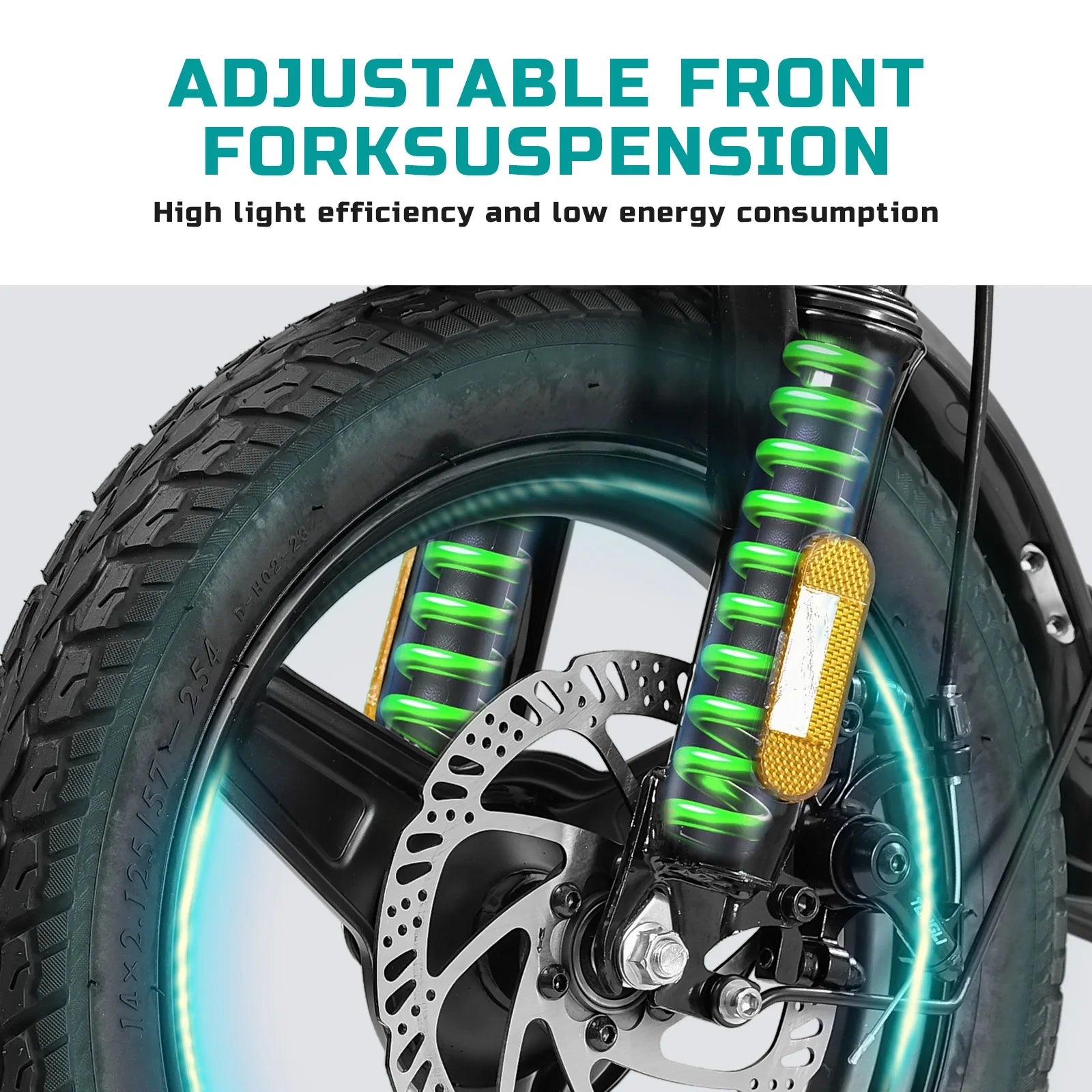 14-Inch Folding Electric Bike – 560W Motor, Removable 48V Battery