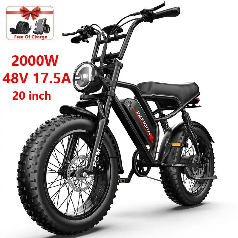 High-Power Electric Bike – Multiple Motor & Battery Options