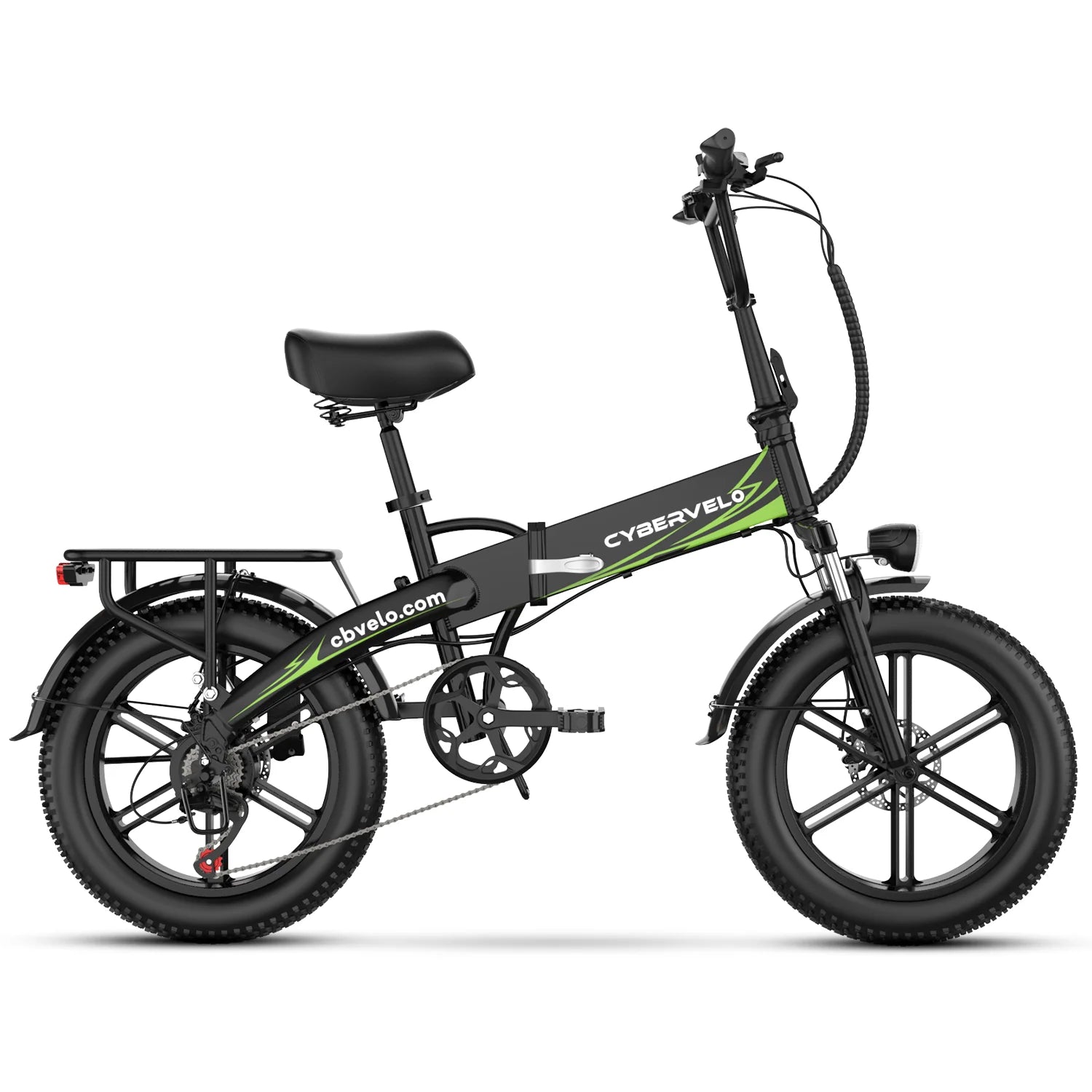 Cybervelo Foldable Fat Tire Electric Bike – 1000W
