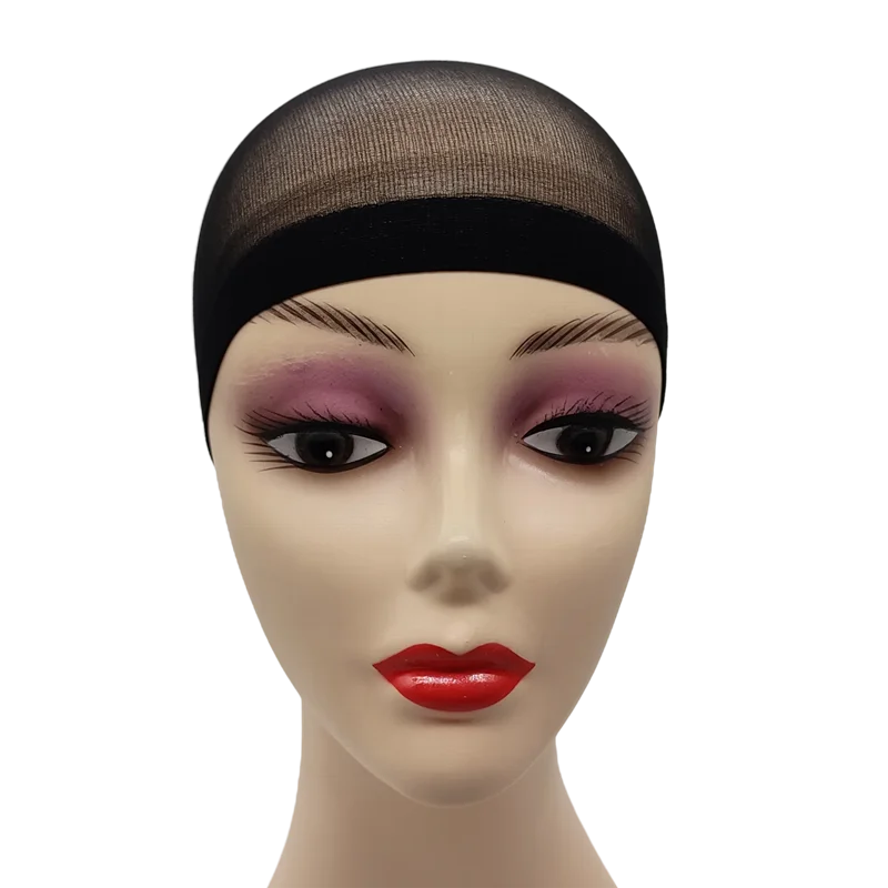 Stretch Mesh Dome Wig Cap – 2 Pack | Breathable Nylon | 6 Shades | Universal Fit
